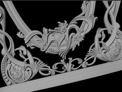 mirror 3d model for cnc machines 3D model purchase