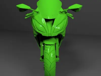 KAWASAKI NINJA ZX-6R 636 2013-2018 PRINTABLE STL FILES 3D print model