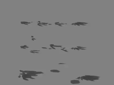 Stone Rainbow City - Crystal Combination 3D model