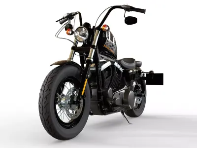 Harley Davidson Forty Eight  Low-poly 3D model