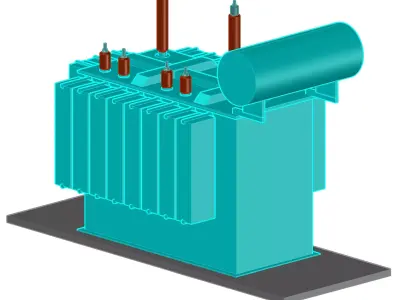 Power Transformer 3D print model