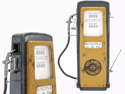 Atlantic Gas Pump 3D model
