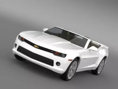 Chevrolet Camaro RS Convertible 2010 3D model