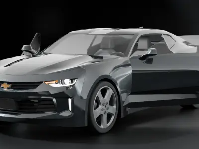 Chevrolet Camaro SS 3D Model Low-poly 3D model