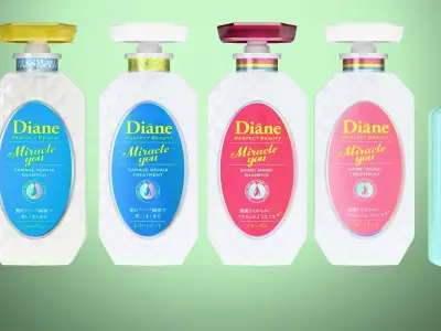 Shampoo Product Collection 3D model