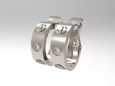 earring N - 262 3D print model