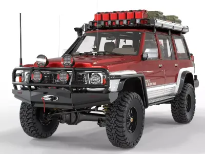 Nissan Patrol Y60 Overlanding 3D model
