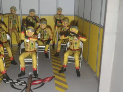 40 Pit Crew mechanics 3D print model