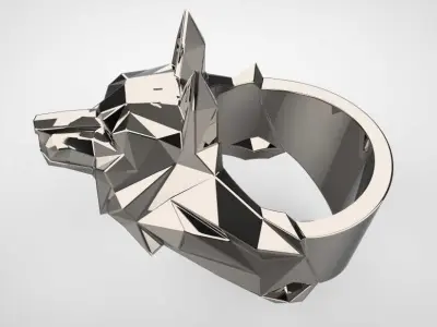 Volf ring 3D print model