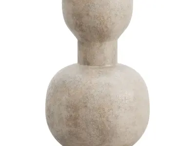 Vase decor Low-poly 3D model 30