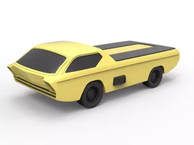 Dodge Deora 1967 Scale 1 to 24 3D print model