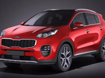 KIA Sportage 2017 3D model