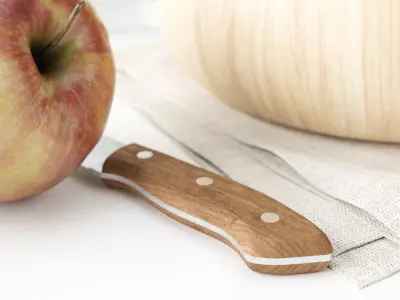 Decor Set Apple Bowl 3D model