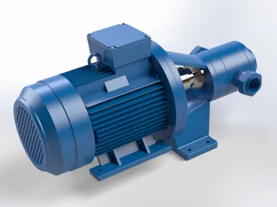 Gear pump NMSHF 3D model