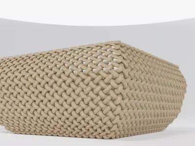 WICKER BASKET02 3D model