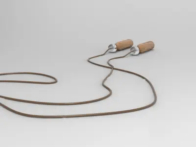 Skipping Rope Low-poly 3D model