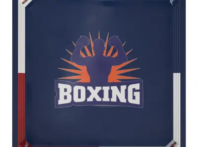 Boxing ring 3D model