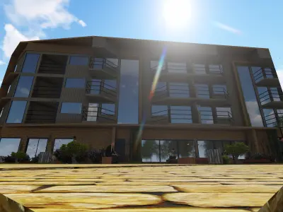 Chamelion residential building  3D model