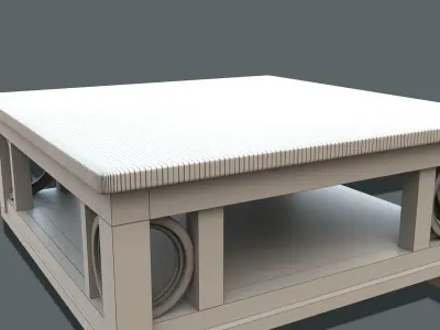 Coffee Table01 Free 3D model