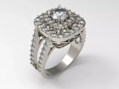 Celestia Ring 3D print model