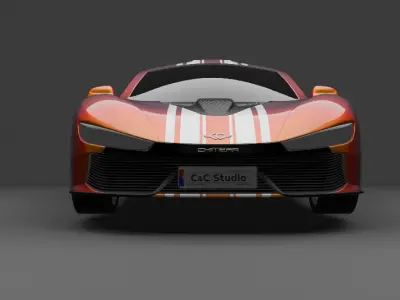 Sport Car 3D model by tariqsf75