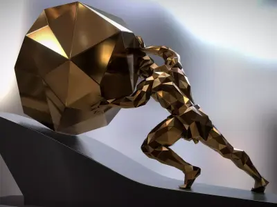 Sisyphus - The Eternal Struggle 3D model