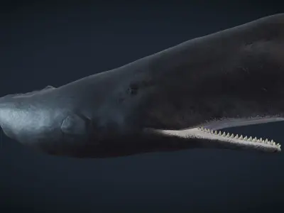 Sperm Whale 3D model