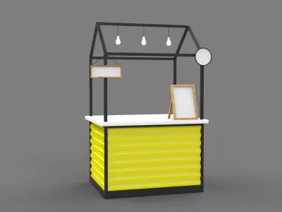food cart 3D model