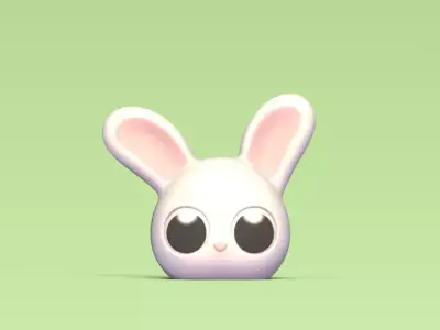 Sweet Bunny 3D print model