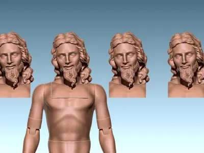 Articulated Christ - Cristo Articulado CNC 3D print model