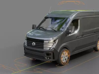 Nissan Interstar Panel Van 3D model