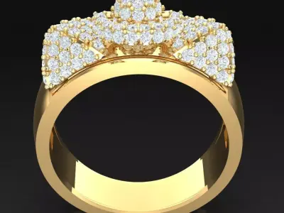 Luxury Men Rings Designs 4MR021 3D print model