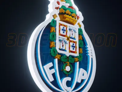 Porto logo - Cinematic - 3D print 3D model