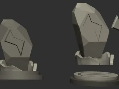 TROFEO RAYO MARIO KART 7 3D print model