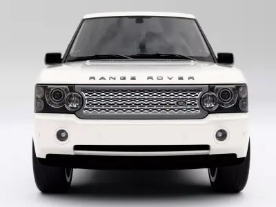 Land Rover Range Rover Supercharged 2008 Low-poly 3D model