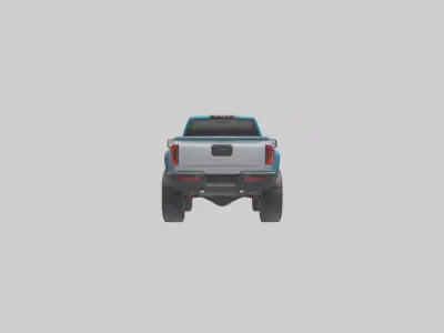 Electric Pickup Truck model 3D model