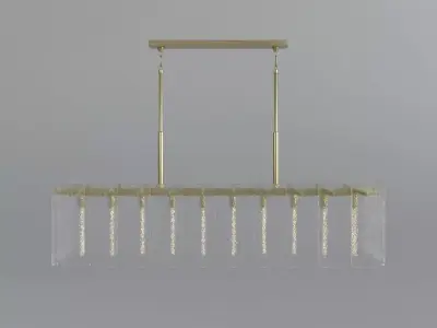 RH CALAMETTE GLASS CHANDELIER ALL MODELS 3D model