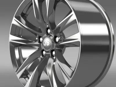 Infiniti Q70 Hybrid rim 2015 3D model