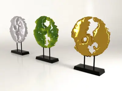 Design Sculpture Decorative Low-poly 3D model