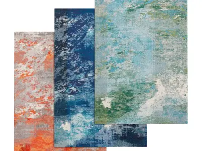 Rug Set 2168 3D model