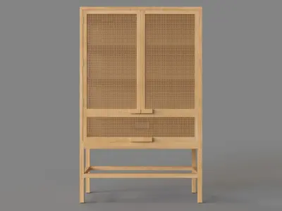 Marte Storage Cabinet 3D model