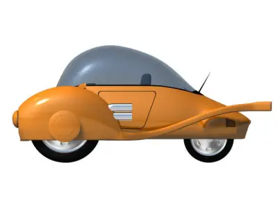 Small car 3D model