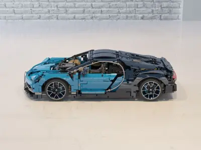 Bugatti Chiron - LEGO Technic 42083 3D model