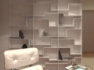 Loft Studio Scene 3D model