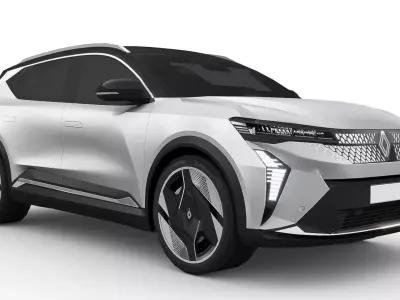 Renault Scenic E-Tech 2024 Low-poly 3D model