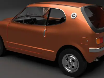 1970 Honda Z Sport Coupe 3D model