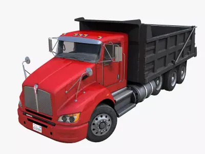 Generic Dump truck  Low-poly 3D model