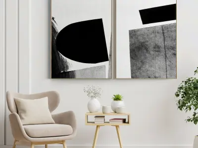 Photo Frame 124 Low-poly 3D model