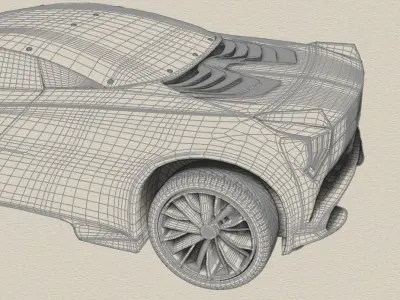 Peugeot Onyx Concept - IGES model 3D model