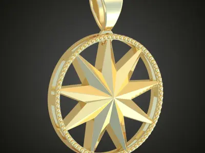 Pendant model 3D 0205 printable model Free 3D print model
